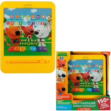 Планшет Обучающий мини Ми-ми-мишки 150 песен,стихов,звуков.бегунок Умка HT1137-R