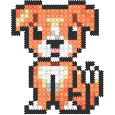 Конструктор Гекко Собака 474 дет. G-38007