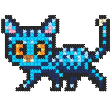 Конструктор Гекко Кошка 487 дет. G-38008