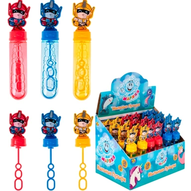 Мыльные пузыри Т25909 Мы-шарики! Колба с фиг. крышкой Робот, 38 мл 1toy