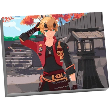 Набор для творчества Картина по номерам Геншин ТОМА 30х40 см 23 цвета CHR0147 /24/