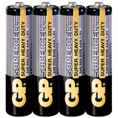 Батарейка GP Supercell AAA (R03) 24S солевая, OS4 168552