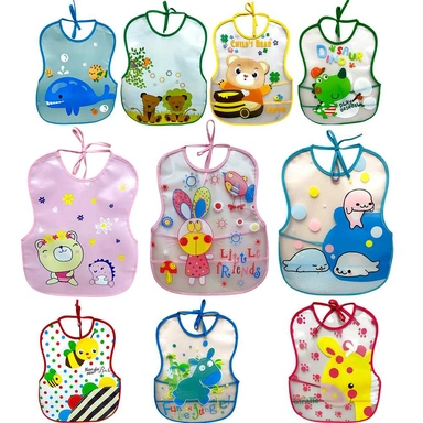 Нагрудник на завязках 40*33 см в ассорт. 1305