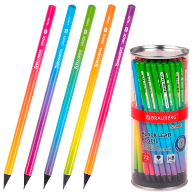 Карандаш ч/гр НВ GRADE 181757  BRAUBERG СТОК