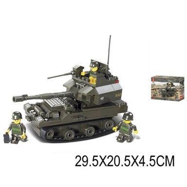 Конструктор Армия 38-0282 Танк 178 дет.  в коробке