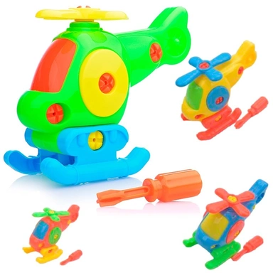 Конструктор 899-14 Вертолет с отверткой в пак.