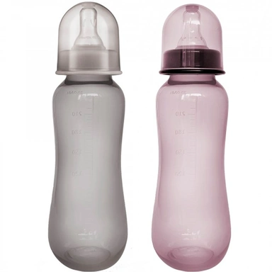 Бутылочка 250 мл. EASY с талией ПП, силикон , средний поток 6+