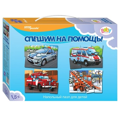 Пазл напольный Спешим на помощь! 70124 Степ /6/