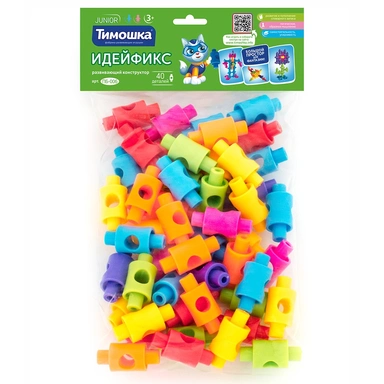 Конструктор  «Идей-Фикс» 40 деталей ТМ ТИМОШКА ПБ-006