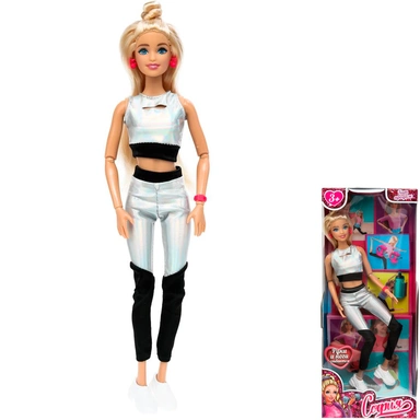 Кукла Карапуз 66001S-15-S-BB София 29 см ,руки и ноги сгиб, акс