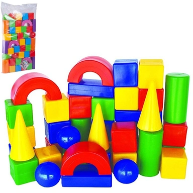 Конструктор Строитель 42 деталей 5005 /Юг-пласт/