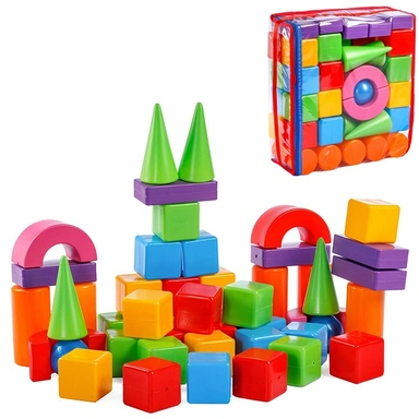 Конструктор Строитель 48 деталей в сумке 5008 /Юг-пласт/