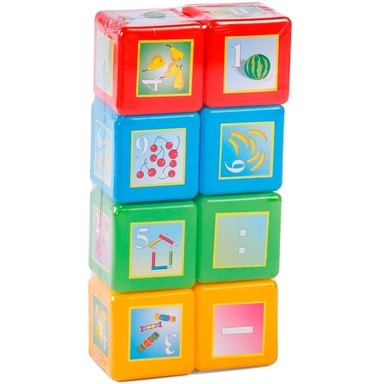 Набор Кубики Математика 8 дет. 6010 /Юг-пласт/