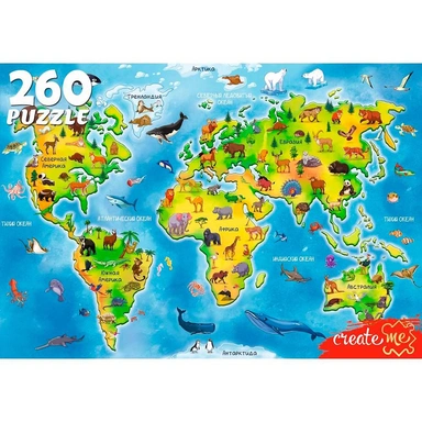 Пазл 260 Животные земли ПУ260-8700