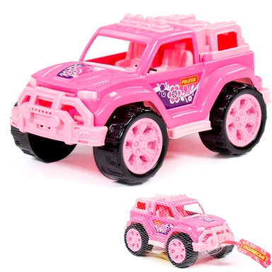 Автомобиль Легионер розовый в сетке 87584 П-Е /16/