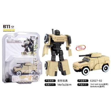 Трансформер E2027-02 Военная машина на блистере
