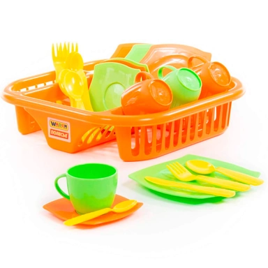 Набор посуды Алиса на 4 персоны с сушилкой 40725 П-Е /12/