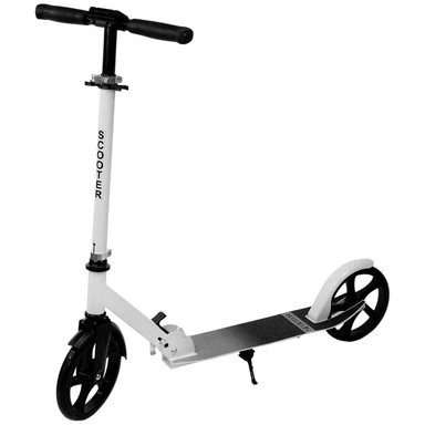 Самокат детский складной, Белый от 8 лет, нагрузка — 200 кг