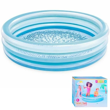 Бассейн детский круглый Голубой от 2 лет 147х33 см 58467.