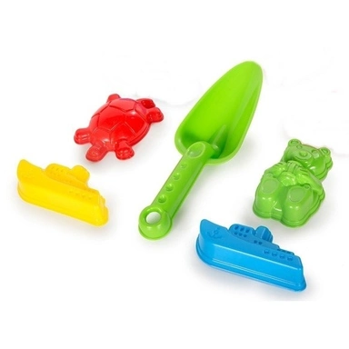 Песочный набор (совок 4 форм) 2-224 /30/