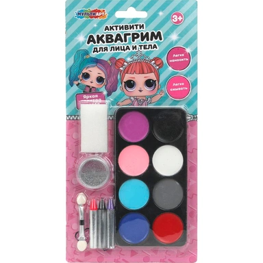 Набор для творчества Аквагрим Микс Лол МУЛЬТИ АРТ FACEPAINT-127095