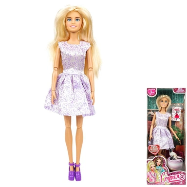 Кукла Карапуз 66001-C80-S-BB 29см София, руки и ноги сгиб.