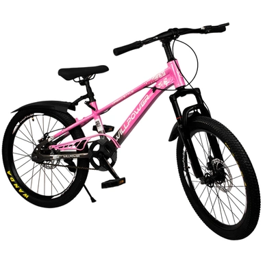 Велосипед двухколесный 22 WILLPOWER розовый FG240528231L-4