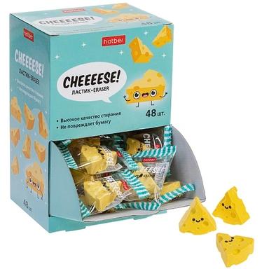 Ластик PVC  Cheeese!/Сыыыр! ER_083267 Hatber