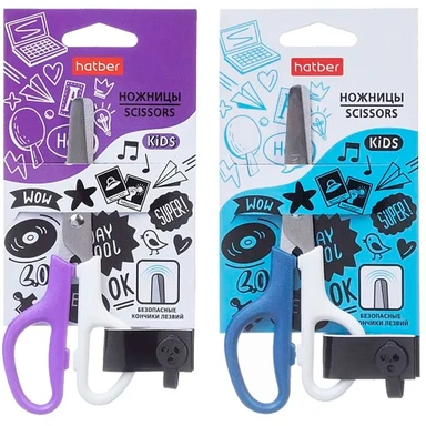 Ножницы Детские 14см Школа- ассорти  CS_082191 Hatber