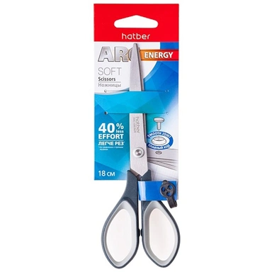 Ножницы 18см START SOFT Лёгкий Рез SC_061314 Hatber