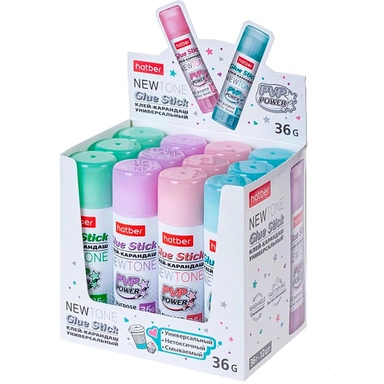 Клей карандаш 36гр NEWtone GS_067214 Hatber