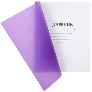 Дневник для 1-11 кл. 40л. Фиолетовый 085906