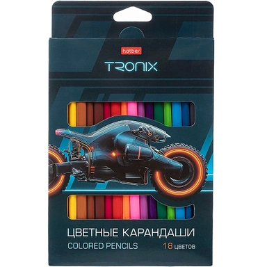 Карандаши цветные 18 цв. TRONIX 093406