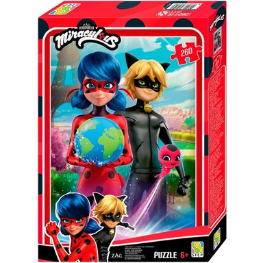 Пазл 260 Леди Баг и Супер-Кот 95159 Степ /24/