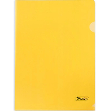 Папка-уголок А4ф 180мкм Желтая 040033