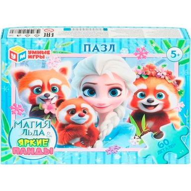 Пазл 60 Магия льда  Яркие панды 4630395059770