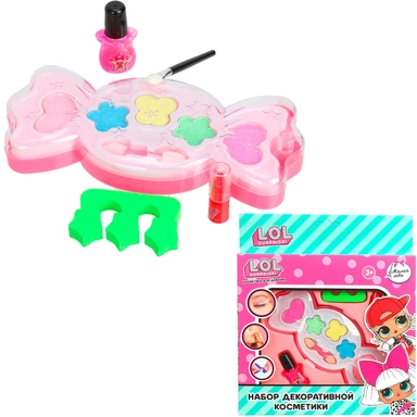 Набор косметики Лол тени д/век,помада д/губ,лак МИЛАЯ ЛЕДИ 122882-LOL-ML-DM