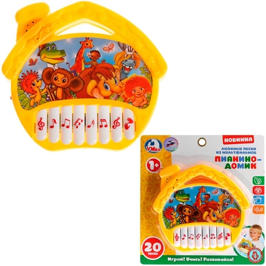 Пианино-Домик 20 любимых песен из мультфильмов Умка B1491762-R1