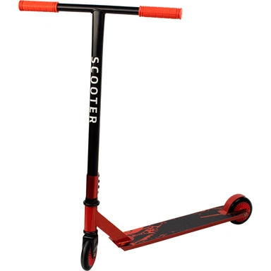 Самокат трюковой красный колеса 100 мм от 8 лет