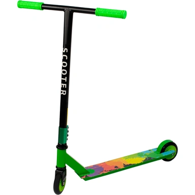 Трюковой самокат от 8 лет, Зеленый колеса 100 мм