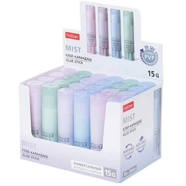 Клей карандаш 15гр Mist GS_081211 Hatber