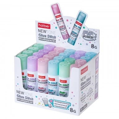 Клей карандаш 8гр NEWtone GS_067210 Hatber