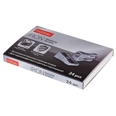 Точилка металлическая с 1-м отверстием IRON 047485