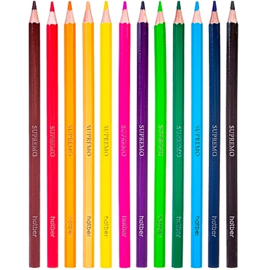Карандаши цветные 12 цв. Supremo CS_079891 Hatber