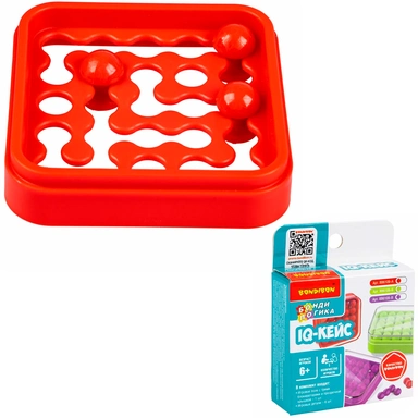 Игра логическая БондиЛогика Bondibon IQ-КЕЙС красный ВВ6109-А