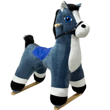 Качалка Конь Вегас музыкальная серый 98070601