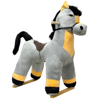 Качалка Конь Чикаго музыкальная серый 98070401