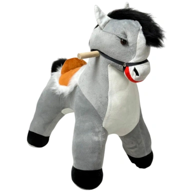 Качалка Конь Пегас музыкальная серый 98071201