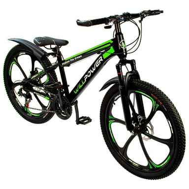 Велосипед двухколесный 26 WILLPOWER зеленый FG23040114K-3