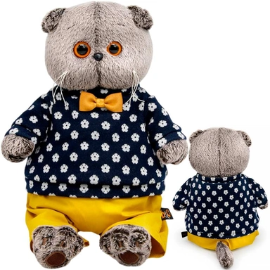 Басик в джемпере в цветочек Ks25-274